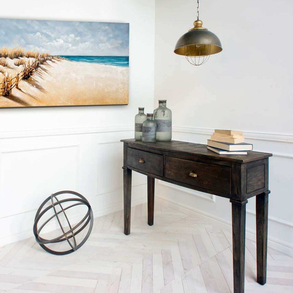 Rustic Gold Ton Metal Dome Hanging Light - Homeroots - Flyclothing LLC