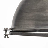Industrial Gray Metal Hanging Pendant Light - Homeroots - Flyclothing LLC