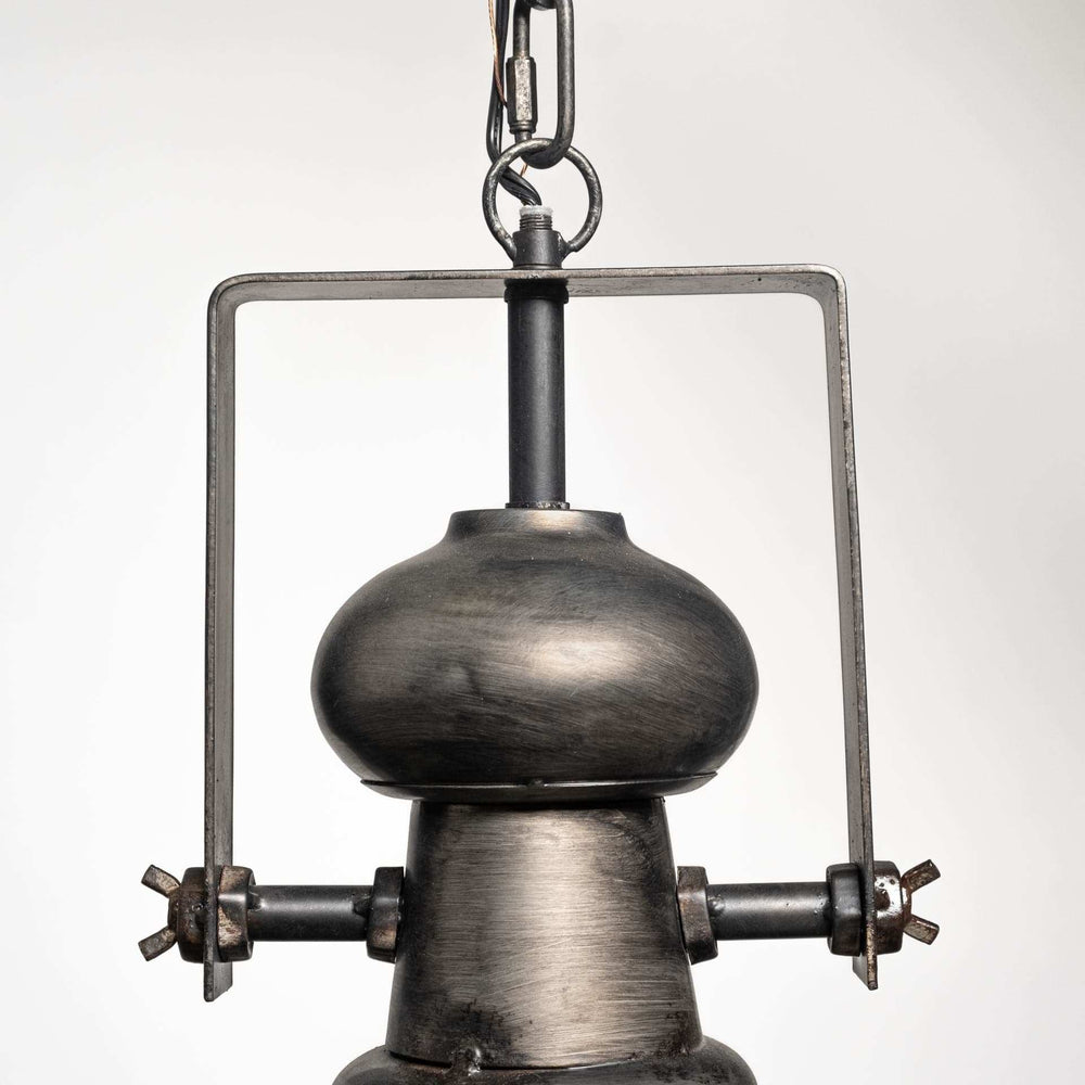 Industrial Gray Metal Hanging Pendant Light - Homeroots - Flyclothing LLC