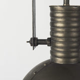Industrial Caged Black Metal Hanging Light - Homeroots - Flyclothing LLC