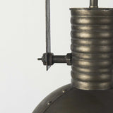 Industrial Caged Black Metal Hanging Light - Homeroots - Flyclothing LLC