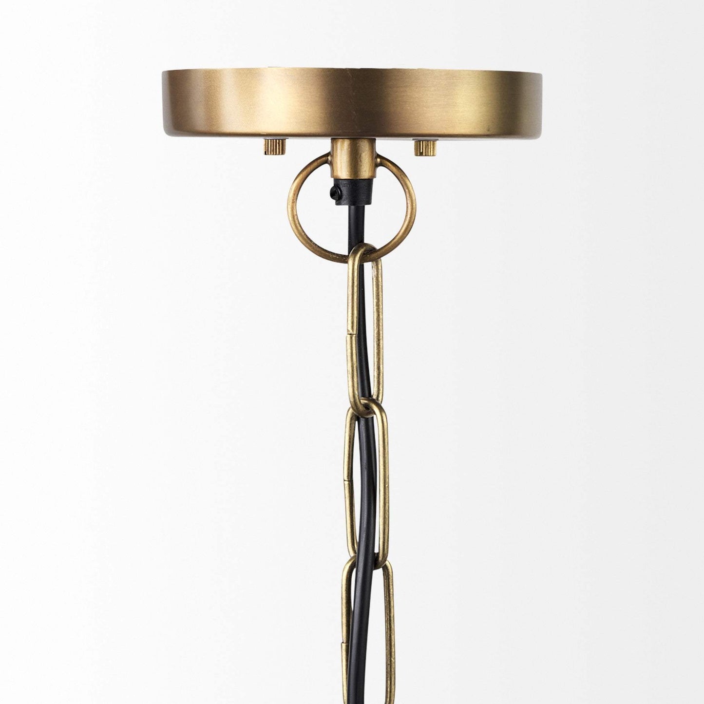 Gold Metal Sphere Pendant Hanging Light - Homeroots - Flyclothing LLC