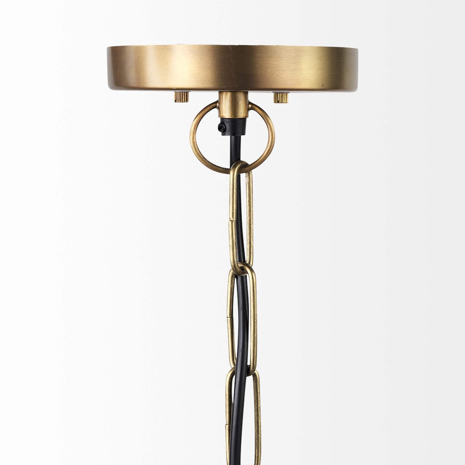 Gold Metal Sphere Pendant Hanging Light - Homeroots - Flyclothing LLC