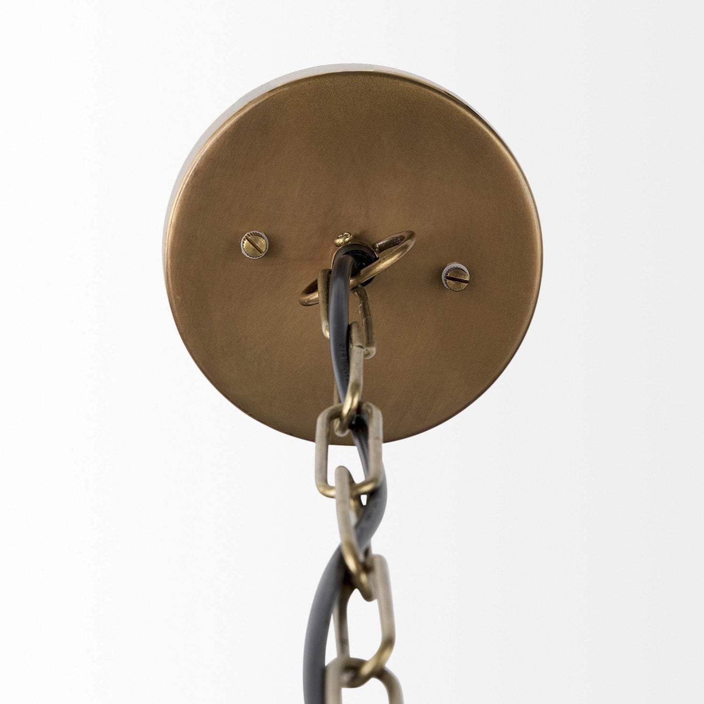 Gold Metal Sphere Pendant Hanging Light - Homeroots - Flyclothing LLC