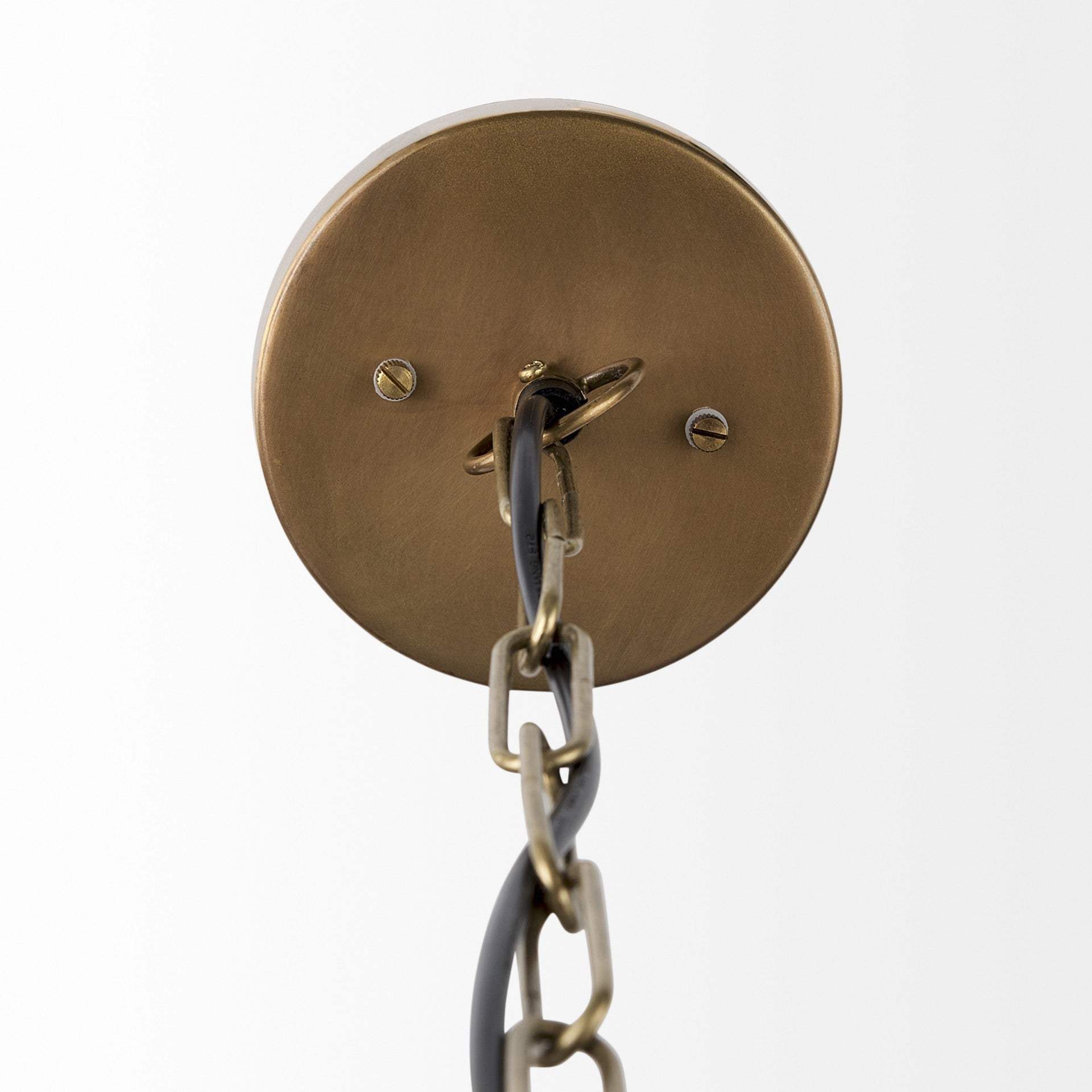 Gold Metal Sphere Pendant Hanging Light - Homeroots - Flyclothing LLC