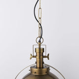 Gold Metal Sphere Pendant Hanging Light - Homeroots - Flyclothing LLC