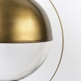 Gold Metal Sphere Pendant Hanging Light - Homeroots - Flyclothing LLC