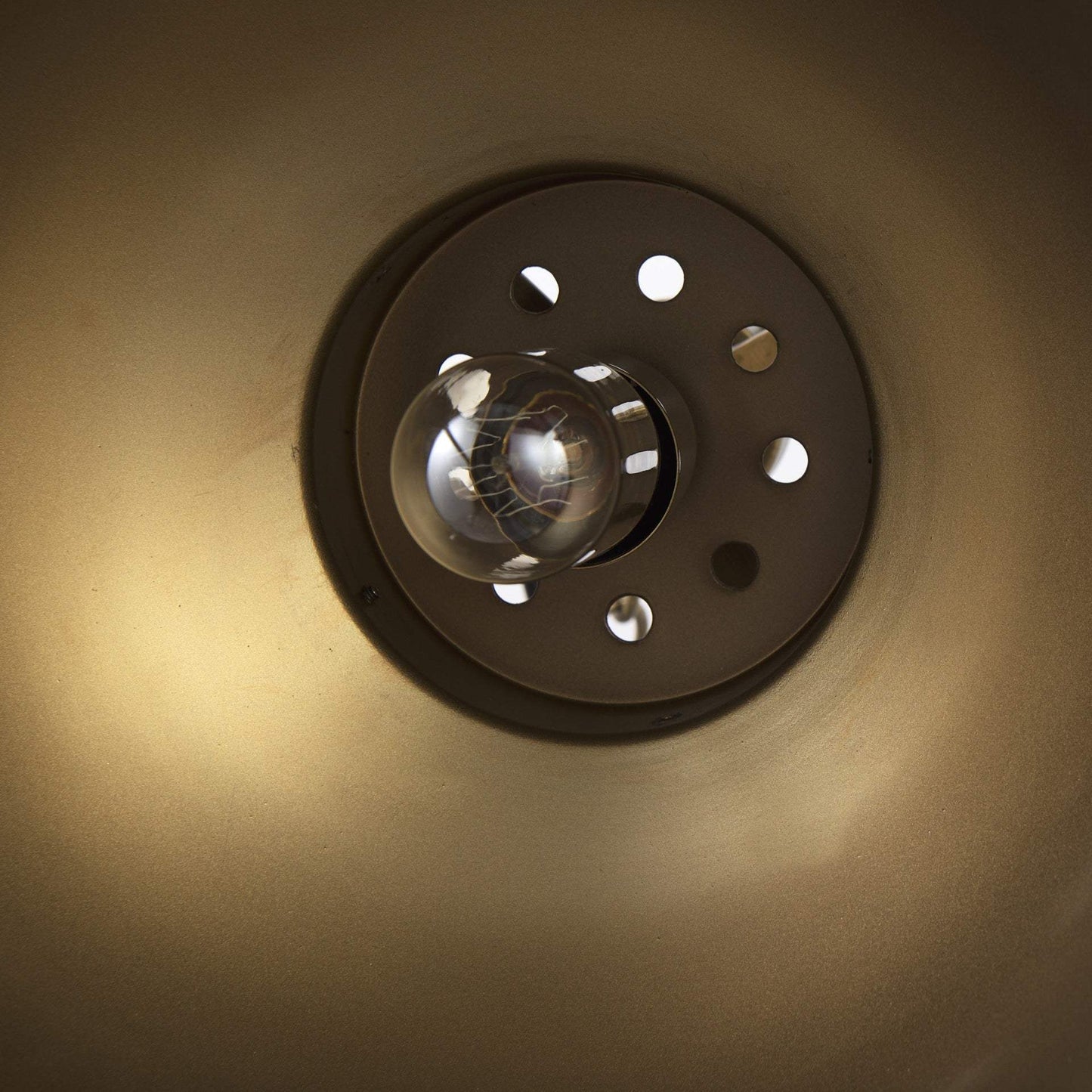 Gold Metal Sphere Pendant Hanging Light - Homeroots - Flyclothing LLC
