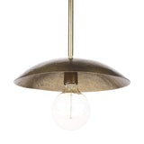Hammered Gold Metal Hanging Pendant Light - Homeroots - Flyclothing LLC