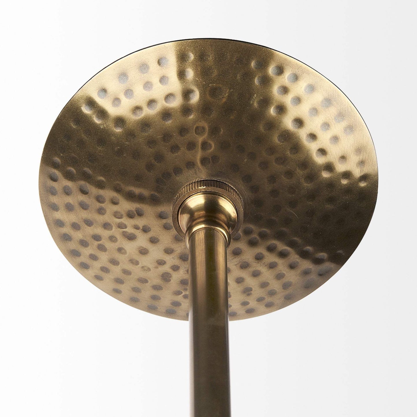 Hammered Gold Metal Hanging Pendant Light - Homeroots - Flyclothing LLC