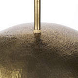 Hammered Gold Metal Hanging Pendant Light - Homeroots - Flyclothing LLC