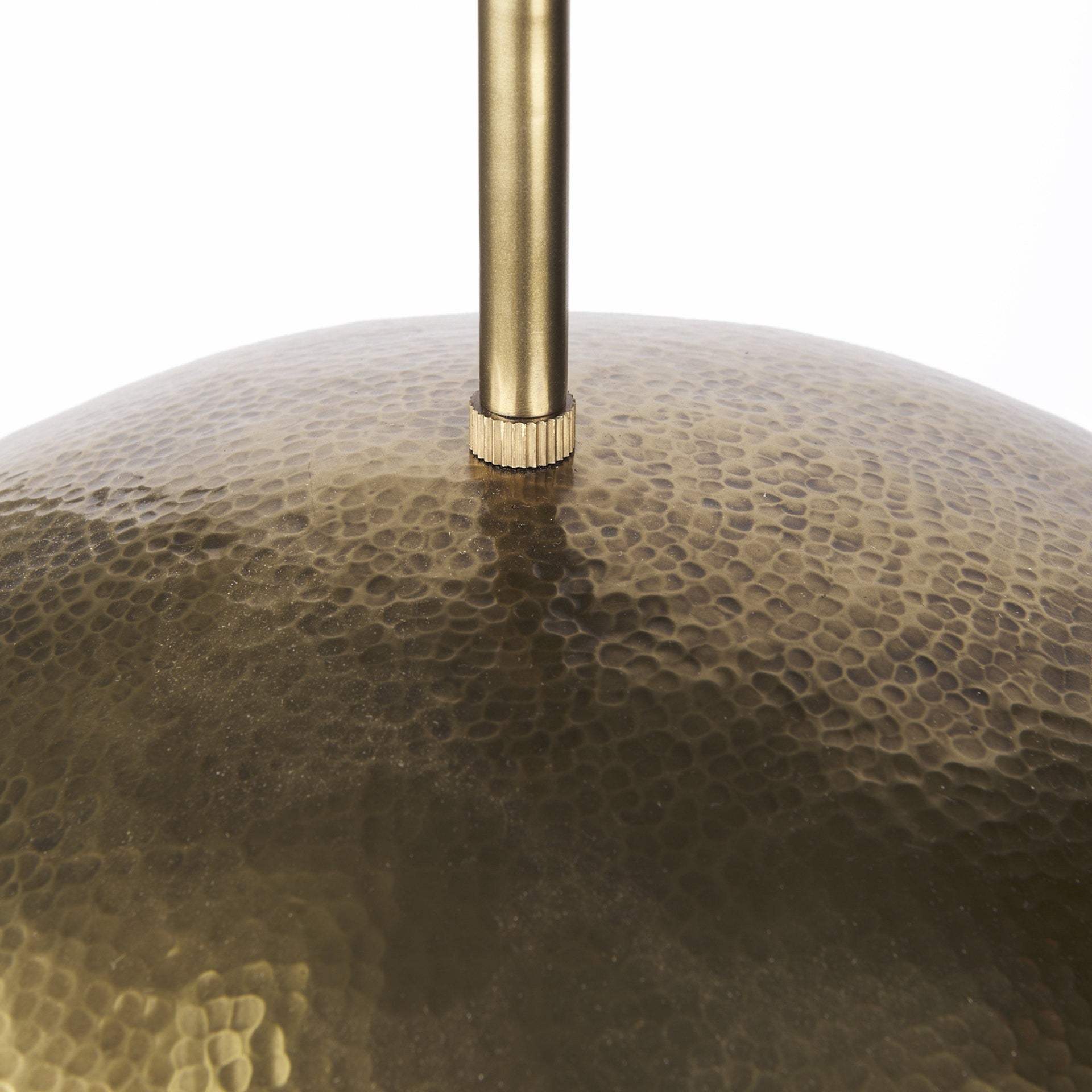 Hammered Gold Metal Hanging Pendant Light - Homeroots - Flyclothing LLC