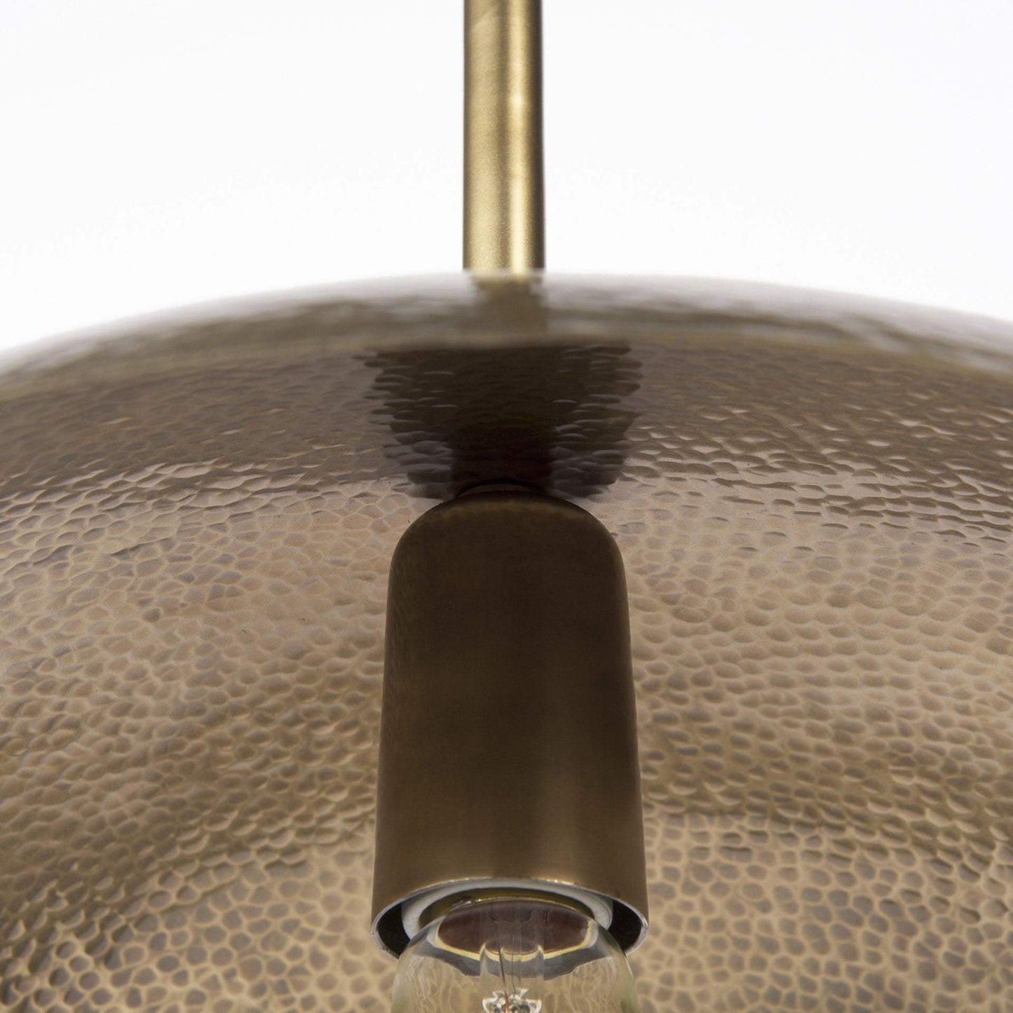 Hammered Gold Metal Hanging Pendant Light - Homeroots - Flyclothing LLC