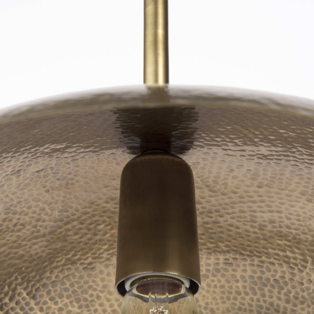 Hammered Gold Metal Hanging Pendant Light - Homeroots - Flyclothing LLC