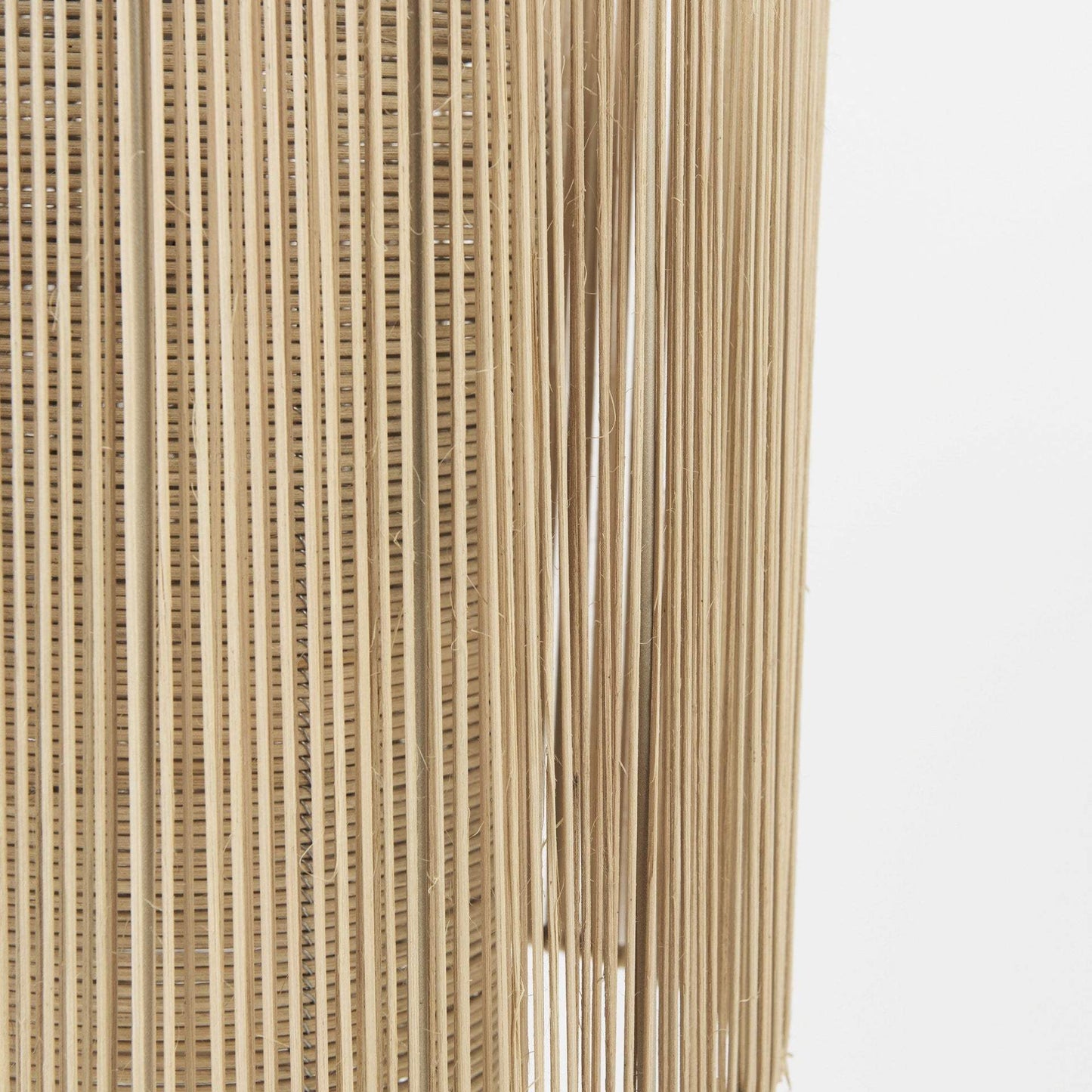 Natural Cane Cylindrical Hanging Pendant Light - Homeroots - Flyclothing LLC