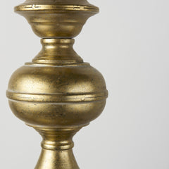 Gold Toned Metal Dome Hanging Pendant Light - Homeroots