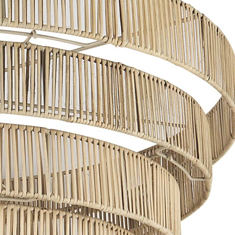 Light Brown Six Tier Hanging Chandelier - Homeroots - Flyclothing LLC