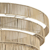 Light Brown Six Tier Hanging Chandelier - Homeroots - Flyclothing LLC