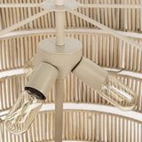 Light Brown Six Tier Hanging Chandelier - Homeroots - Flyclothing LLC