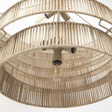 Light Brown Six Tier Hanging Chandelier - Homeroots - Flyclothing LLC