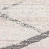 20' Runner Gray and Ivory Geometric Runner Rug - Homeroots - Flyclothing LLC
