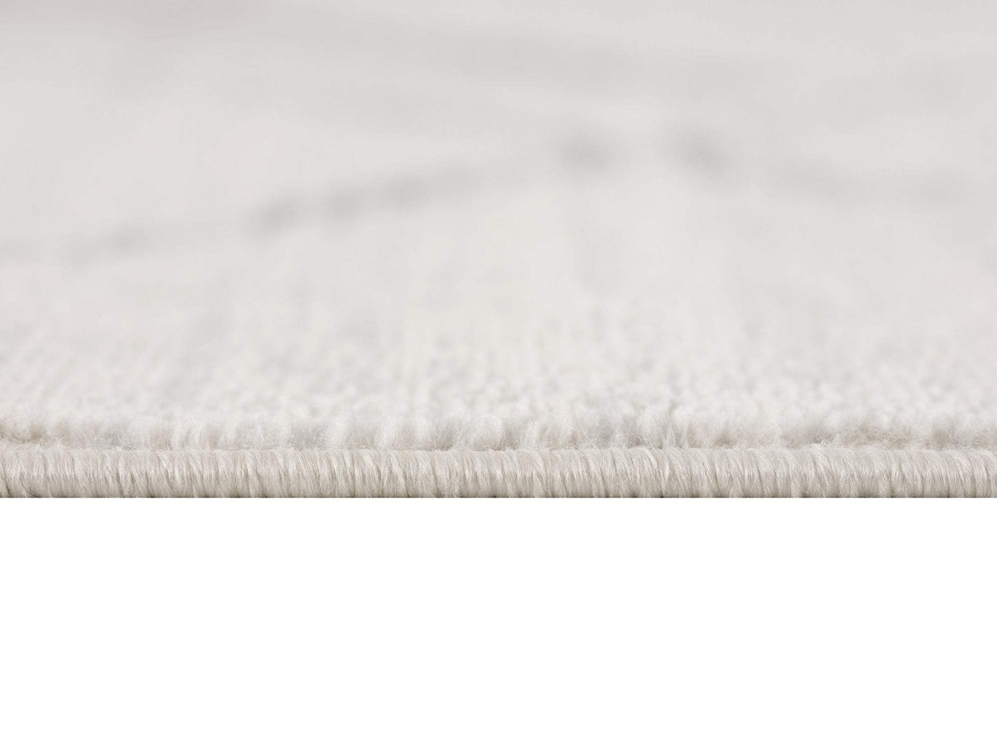 6' Runner Gray and Ivory Geometric Runner Rug - Homeroots - Flyclothing LLC