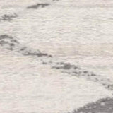 6' Runner Gray and Ivory Geometric Runner Rug - Homeroots - Flyclothing LLC