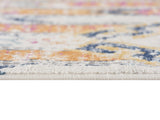15' Runner Gold and Ivory Southwestern Runner Rug - Homeroots