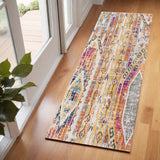 2' X 5' Gold and Ivory Southwestern Area Rug - Homeroots - Flyclothing LLC