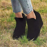 High Heel Ankle Boots with Side Zip - Trendsi - Flyclothing LLC
