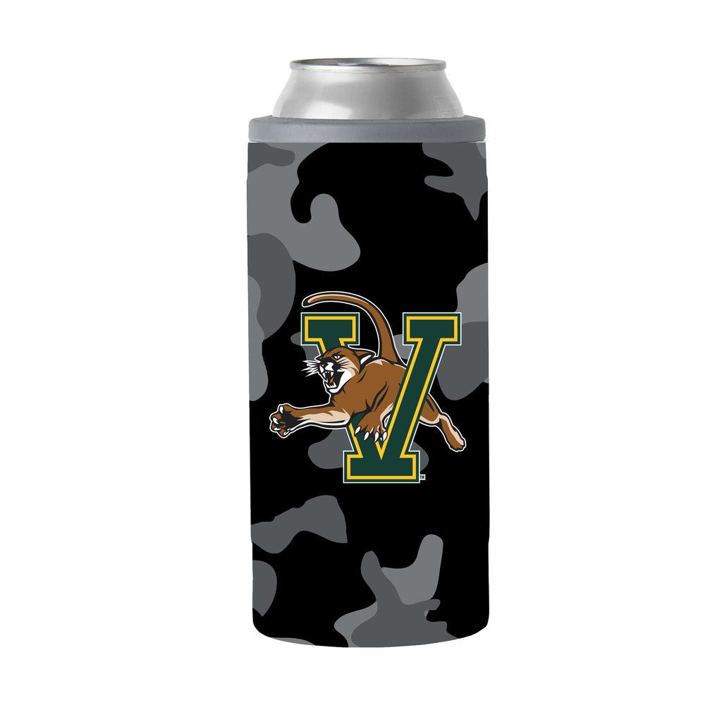 Vermont Black Camo 12oz Slim Can Coolie - Logo Brands - Flyclothing LLC
