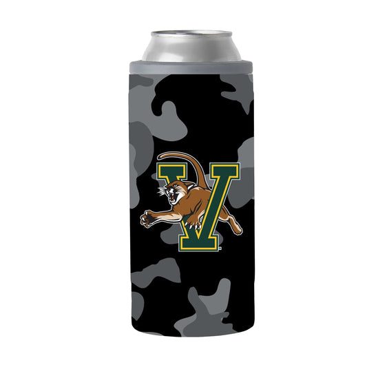 Vermont Black Camo 12oz Slim Can Coolie - Logo Brands - Flyclothing LLC