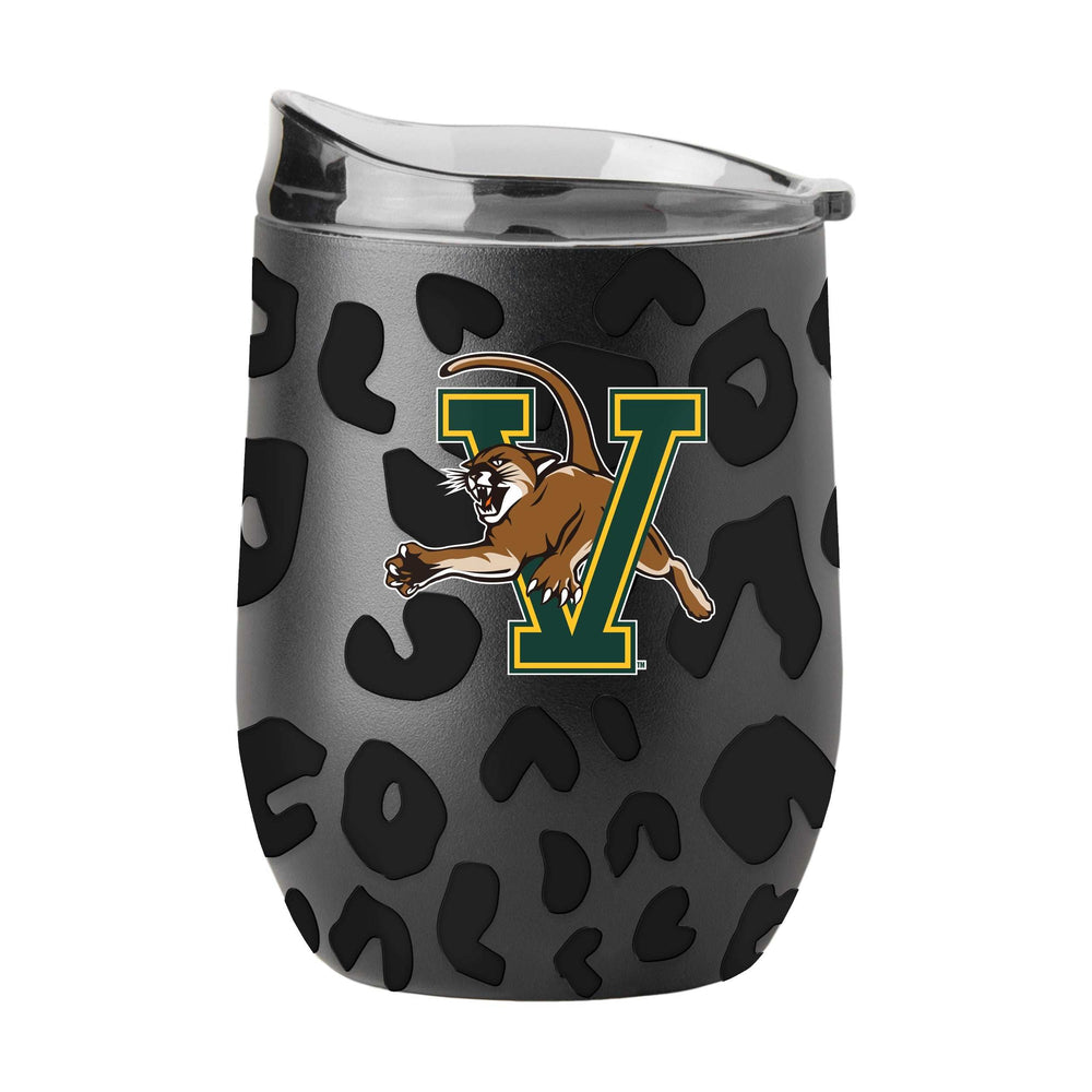 Vermont Leopard 16oz Black Powdercoat Curved Beverage - Logo Brands - Flyclothing LLC