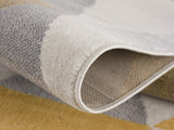 9' X 12' Yellow Geometric Area Rug - Homeroots - Flyclothing LLC