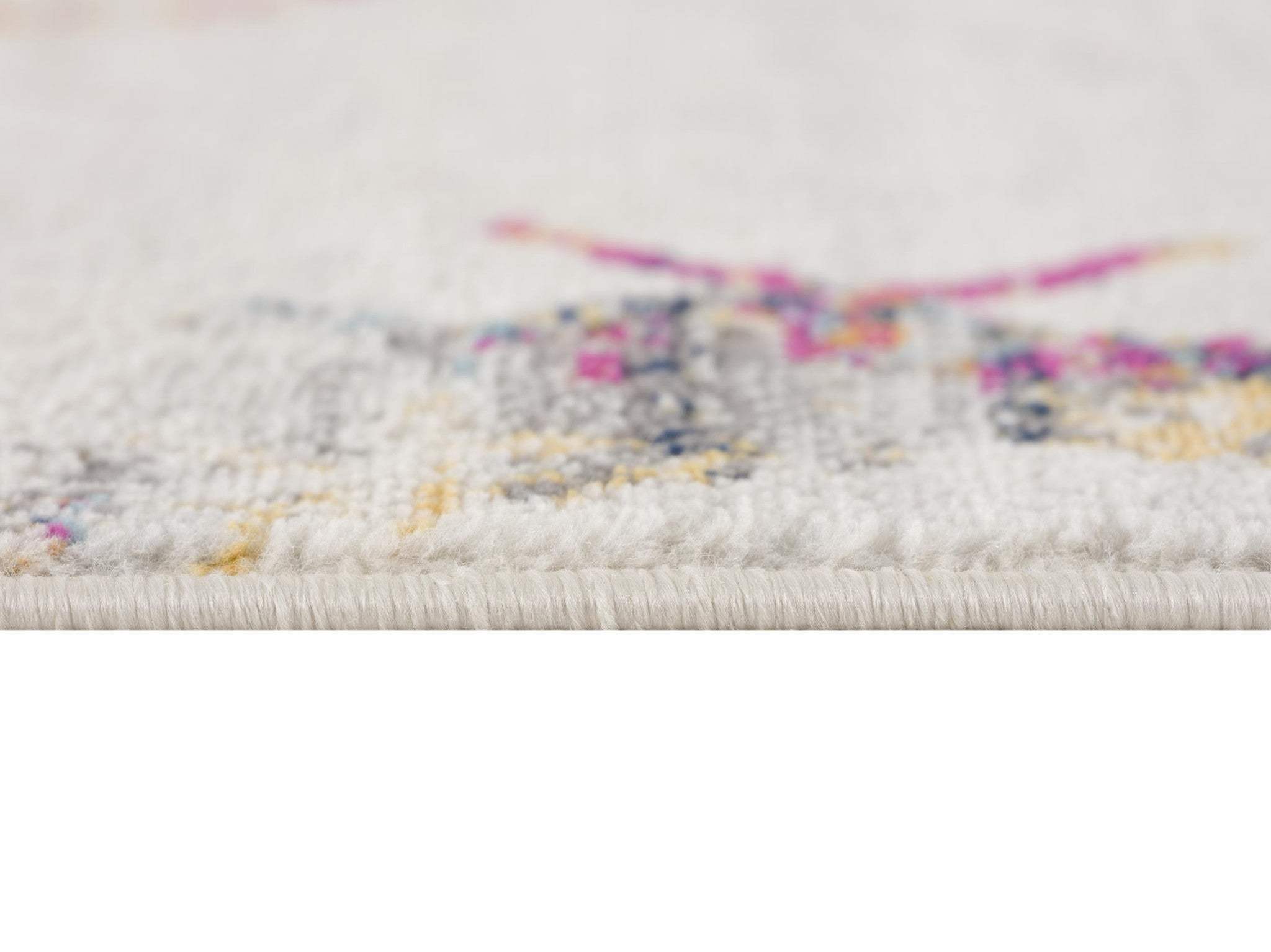 2' X 4' Cream Damask Area Rug - Homeroots - Flyclothing LLC