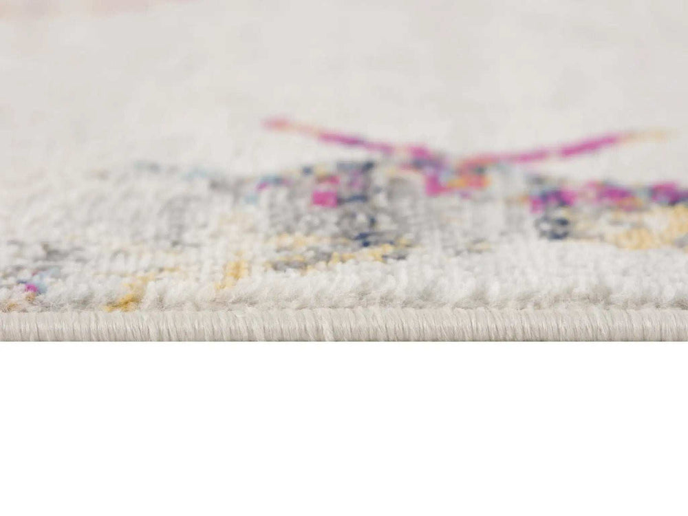 8' X 11' Cream Damask Area Rug - Homeroots - Flyclothing LLC