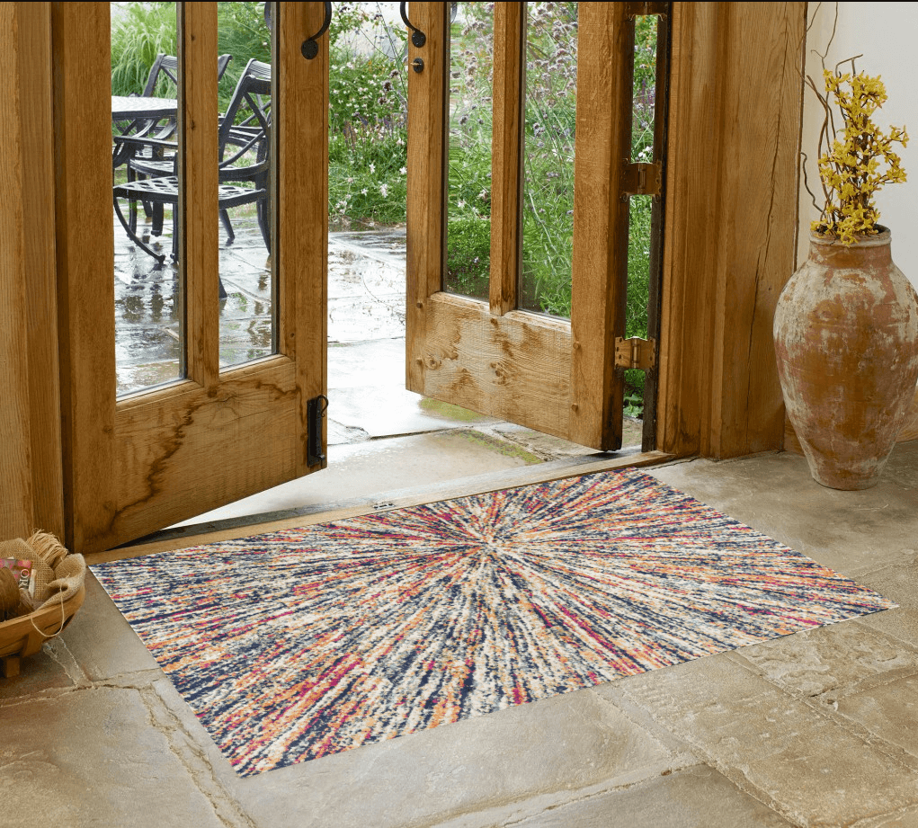 2' X 4' Cream Abstract Area Rug - Homeroots - Flyclothing LLC