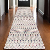 20' Cream Ikat Area Rug - Homeroots