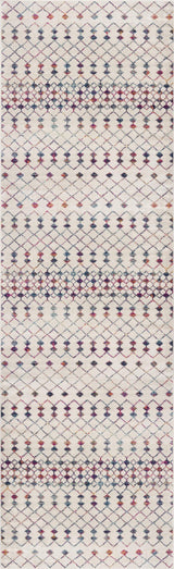 2' X 4' Blue and Ivory Ikat Area Rug - Homeroots - Flyclothing LLC
