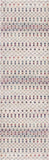 2' X 4' Blue and Ivory Ikat Area Rug - Homeroots - Flyclothing LLC