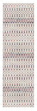 2' X 6' Cream Ikat Area Rug - Homeroots