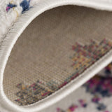 2' X 6' Cream Ikat Area Rug - Homeroots - Flyclothing LLC