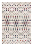 3' X 5' Cream Ikat Area Rug - Homeroots
