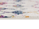 5' X 8' White Modern Geometric Grid Area Rug - Homeroots - Flyclothing LLC