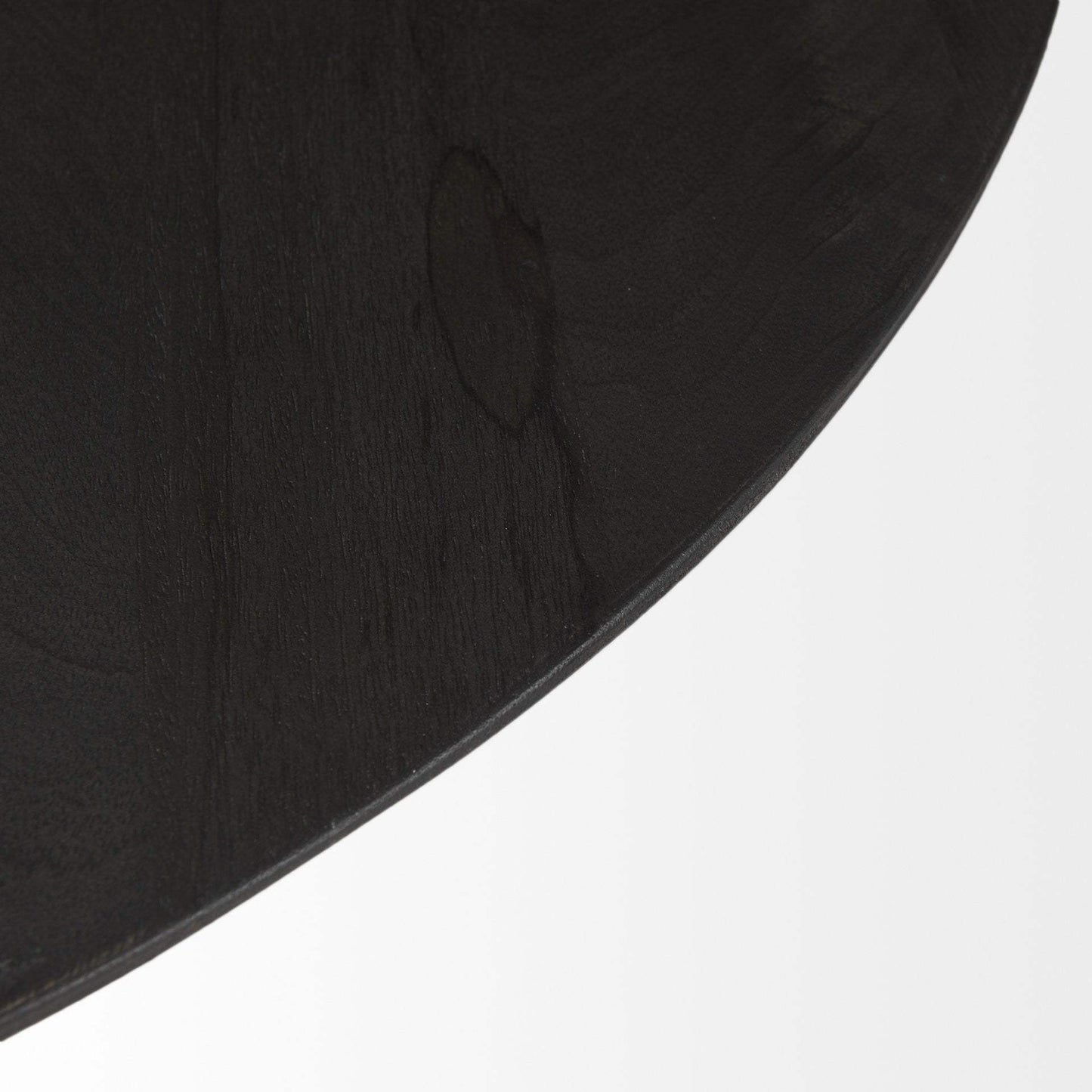 Black Wooden Pedestal Base Coffee Table - Homeroots - Flyclothing LLC