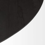 Black Wooden Pedestal Base Coffee Table - Homeroots - Flyclothing LLC