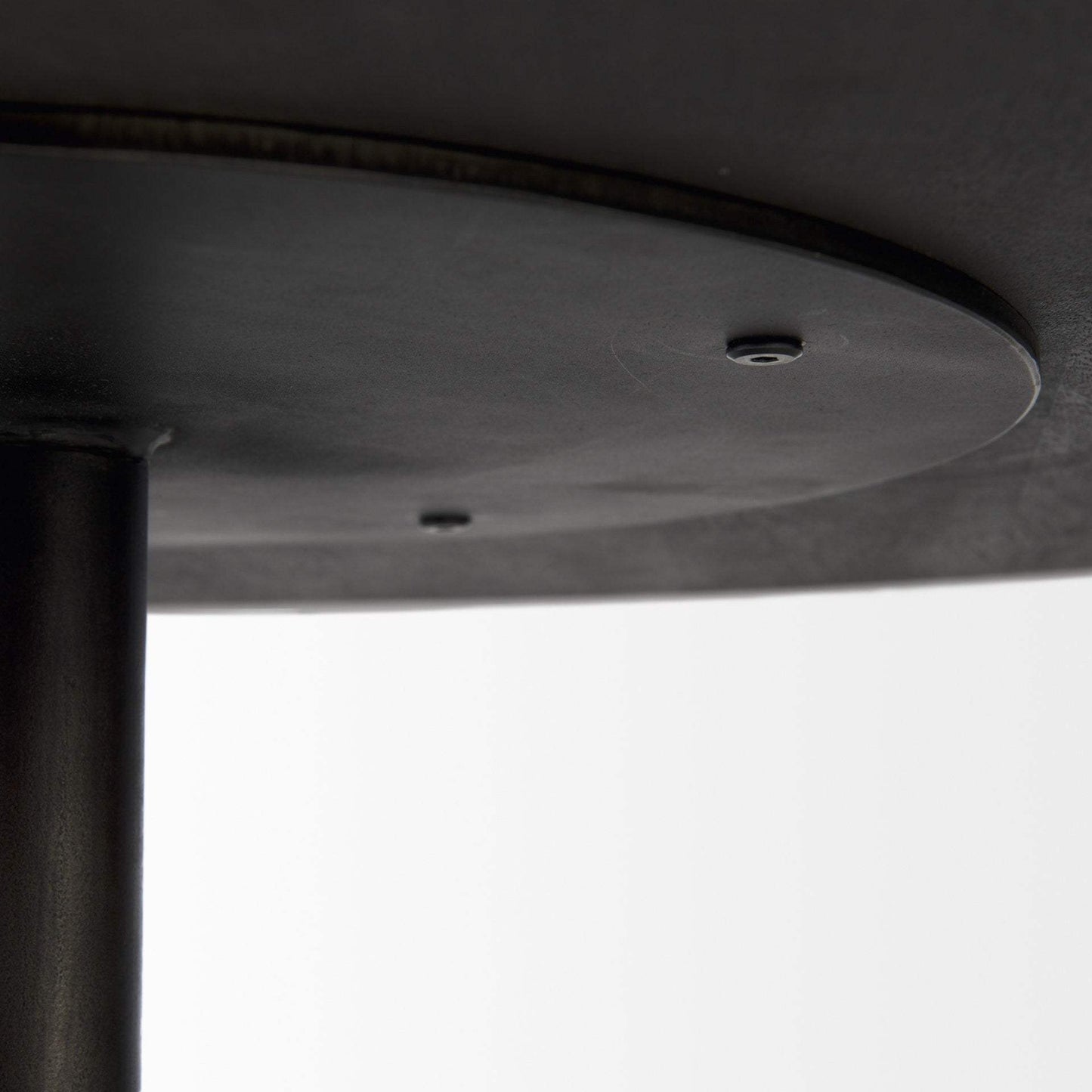 Black Wooden Pedestal Base Coffee Table - Homeroots - Flyclothing LLC