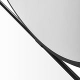 36" White And Black Genuine Marble And Metal Square Coffee Table - Homeroots - Flyclothing LLC