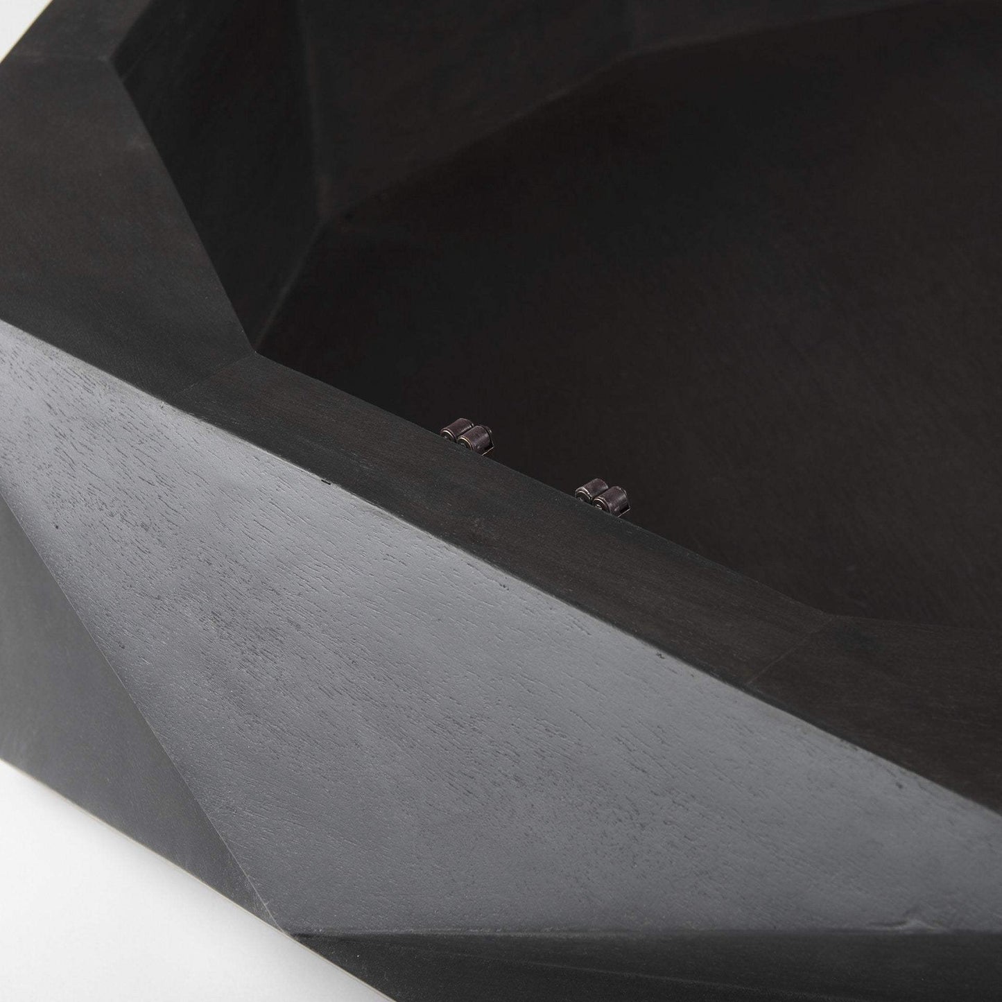 48" Black Octagon Coffee Table - Homeroots - Flyclothing LLC