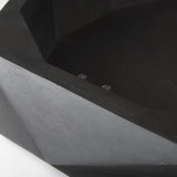 48" Black Octagon Coffee Table - Homeroots
